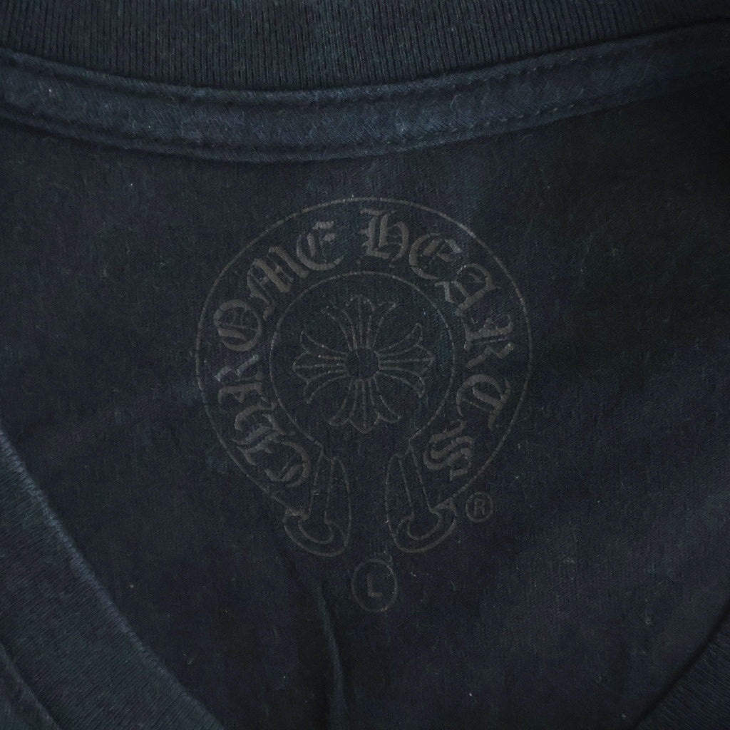 CHROME HEARTS(クロムハーツ) Made In Hollywood メイドインハリウッド バックプリントTシャツ 半袖カットソー ブラック