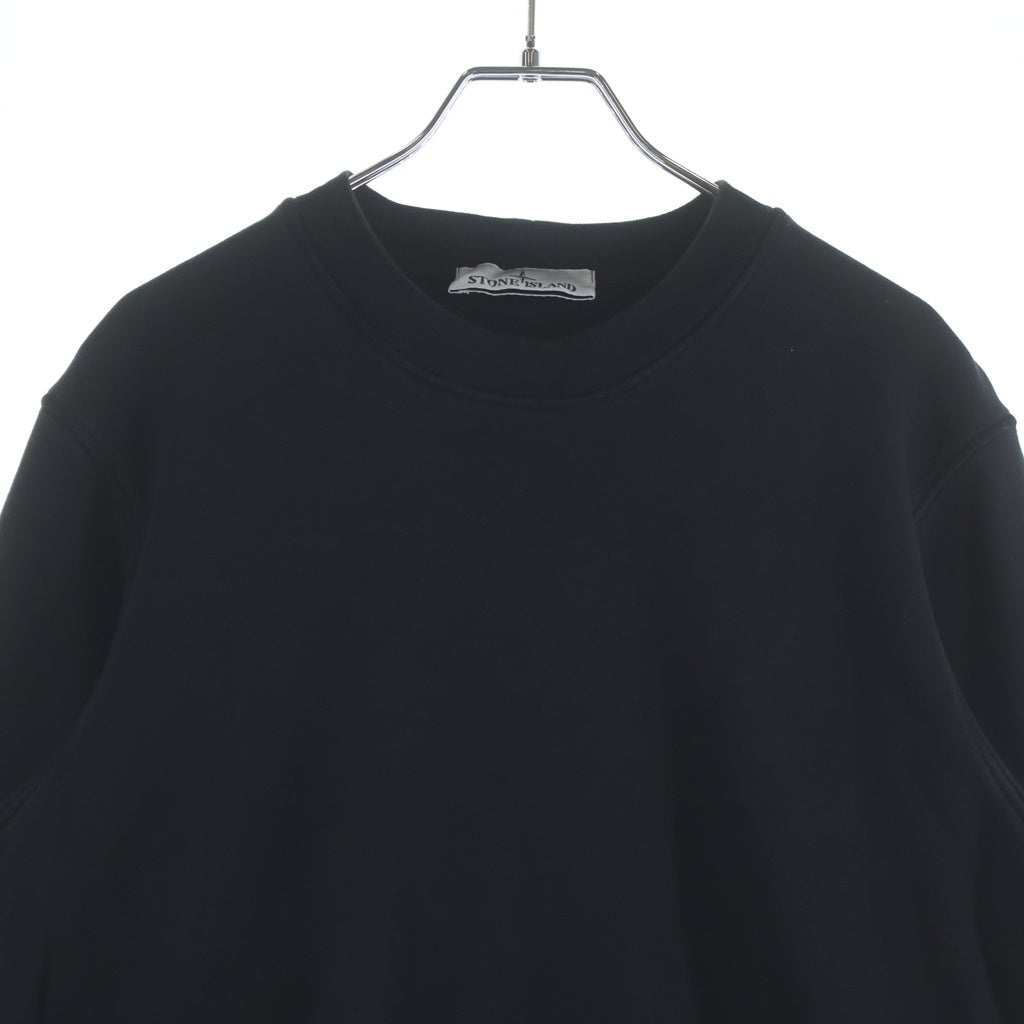 STONE ISLAND(ストーンアイランド) ロゴパッチ クルーネックスウェットシャツ L1S156100060 ブラック