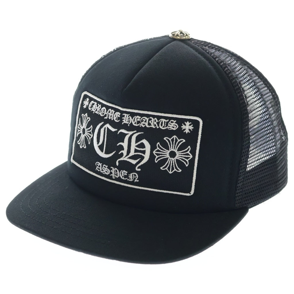 CHROME HEARTS(クロムハーツ) TRUCKER CAP CHパッチ メッシュ トラッカーキャップ 帽子 ブラック