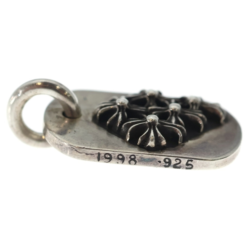 CHROME HEARTS(クロムハーツ) RAISED DOGTAG レイズドドッグタグ チャーム シルバーネックレストップ