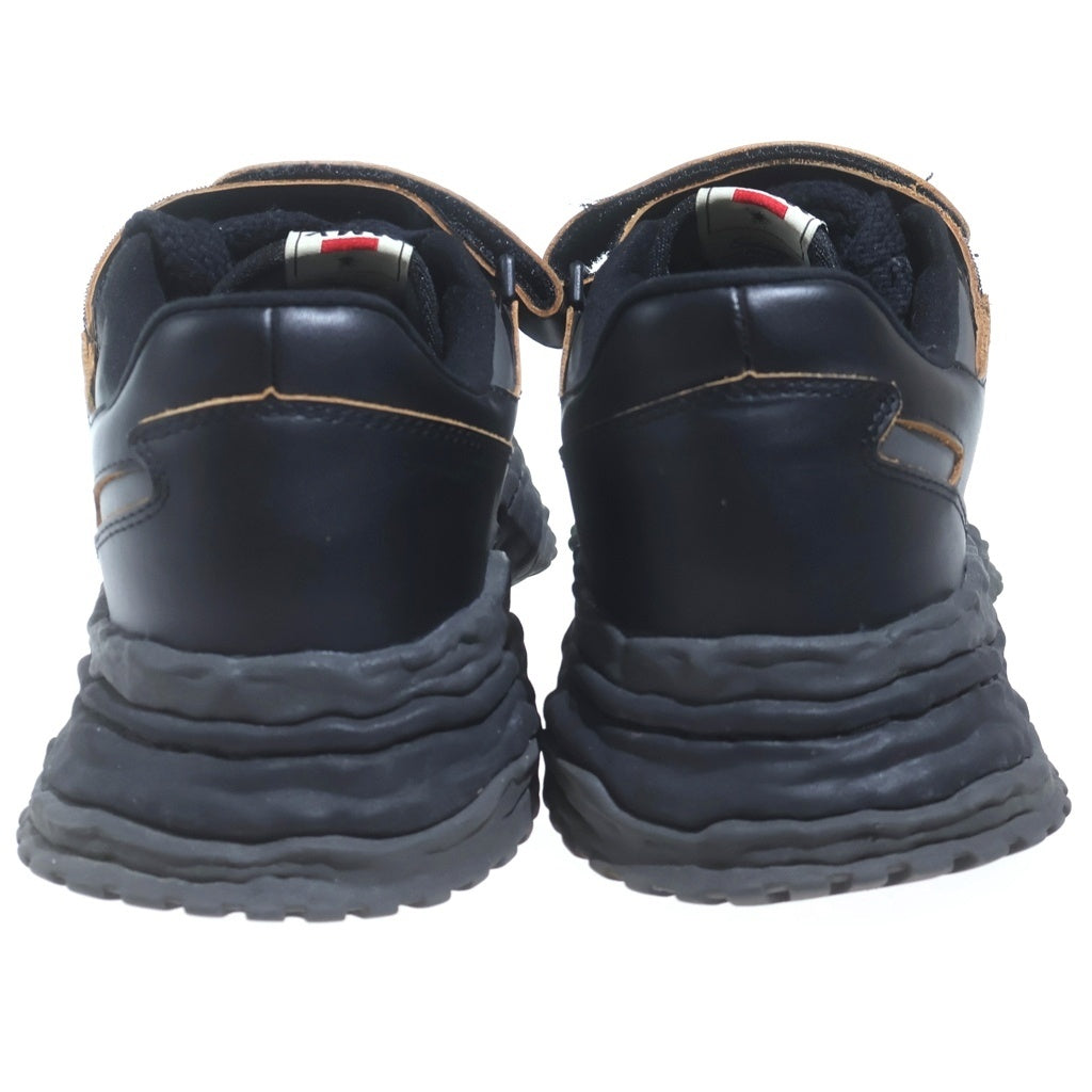 MAISON MIHARAYASUHIRO(メゾンミハラヤスヒロ) KEITH LEATHER LOW キース レザー ロー ローカットスニーカー ブラック A13FW702