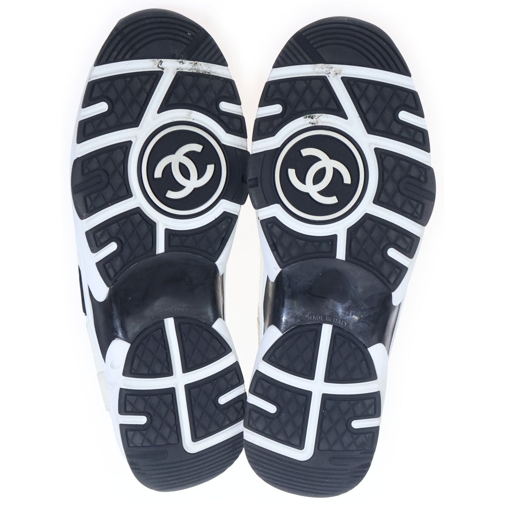 CHANEL(シャネル) ココマーク メッシュ レザー ローカットスニーカー