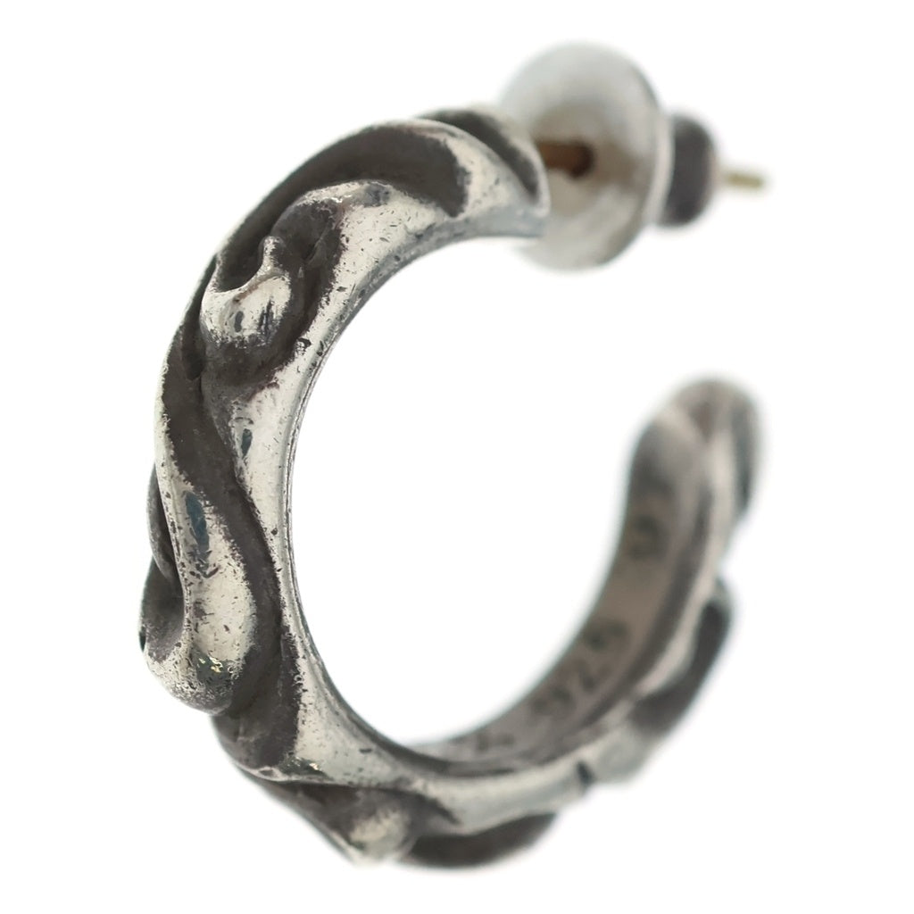 CHROME HEARTS(クロムハーツ) HOOP SCROOL スクロール フープピアス シルバー BCA102