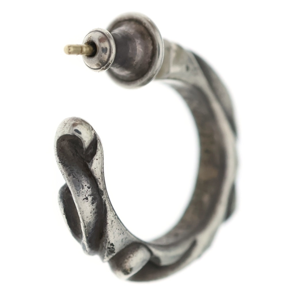 CHROME HEARTS(クロムハーツ) HOOP SCROOL スクロール フープピアス シルバー BCA102