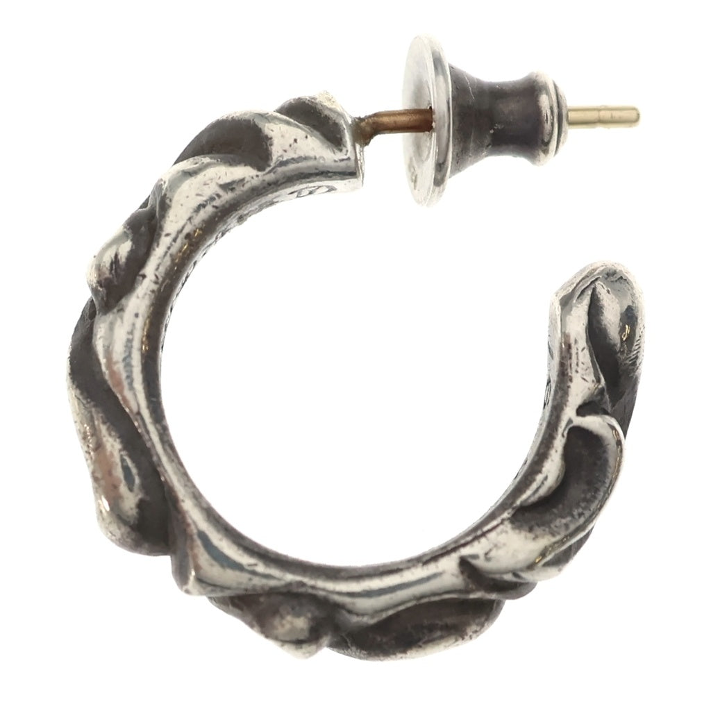 CHROME HEARTS(クロムハーツ) HOOP SCROOL スクロール フープピアス シルバー BCA102
