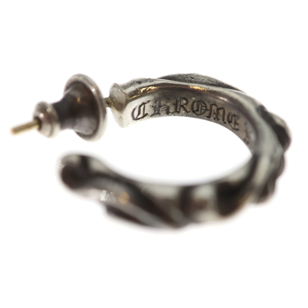 CHROME HEARTS(クロムハーツ) HOOP SCROOL スクロール フープピアス シルバー BCA102