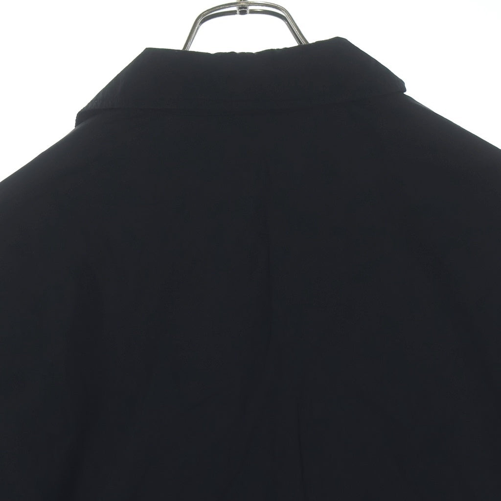 C.P. Company(シーピーカンパニー) 26SS レンズワッペン クロームR フィールドジャケット ナイロン長袖シャツ ブラック 20CMOW004A 110535G