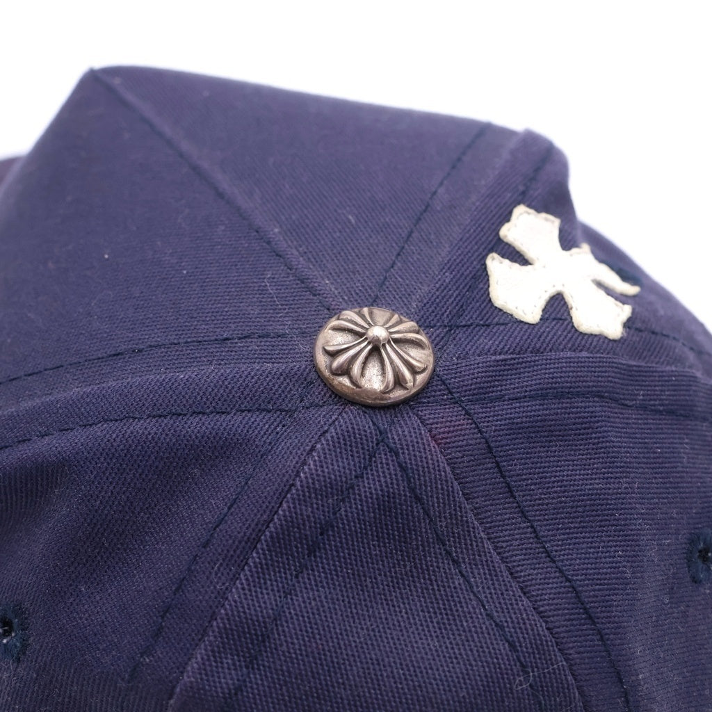 CHROME HEARTS(クロムハーツ) Trucker Cap クロスパッチ CH刺繍 トラッカーキャップ 帽子 ネイビー/ホワイト