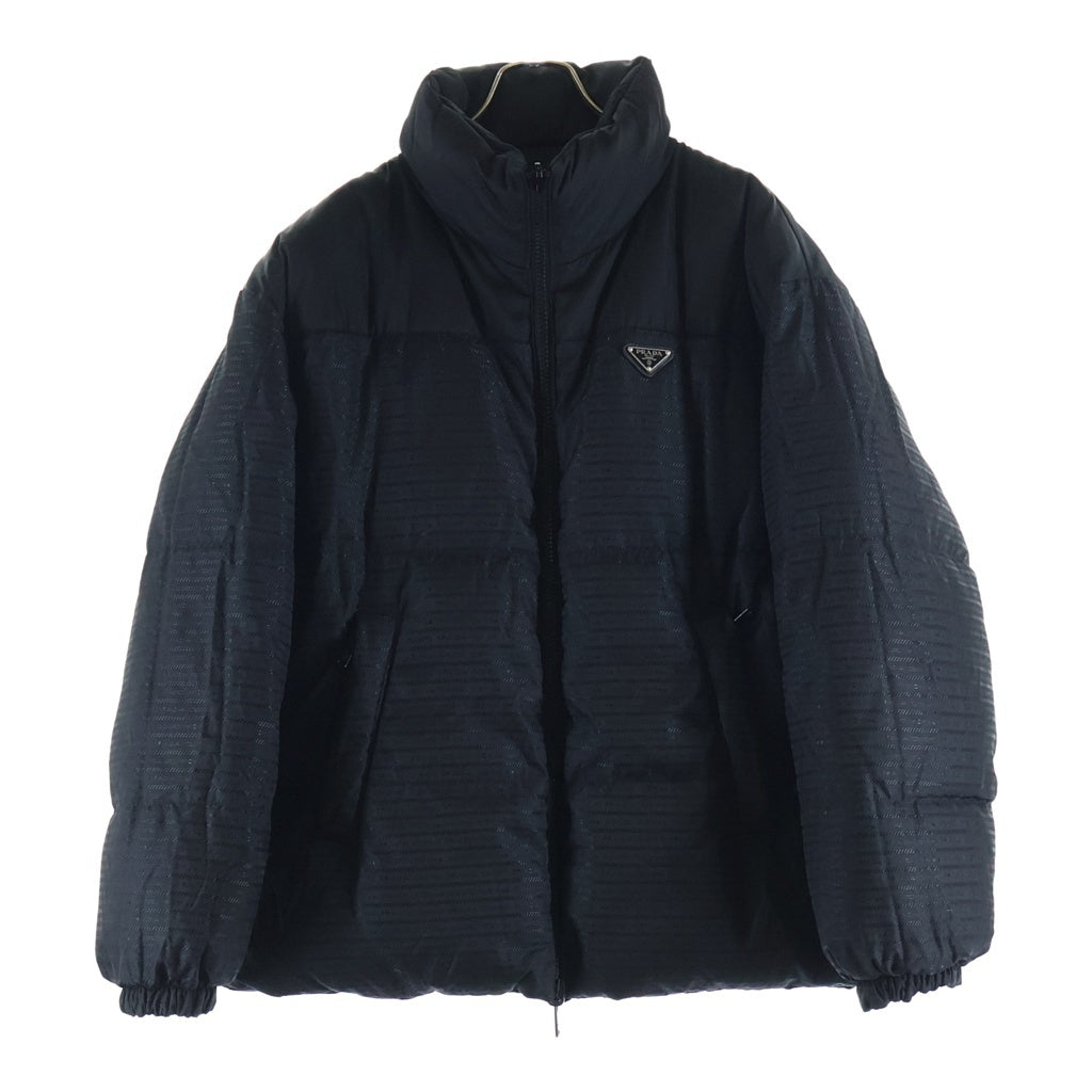 PRADA(プラダ) RE-NYLON リナイロン トライアングルロゴ リバーシブル ダウンジャケット SGC045 S222 1WQ8 ブラック