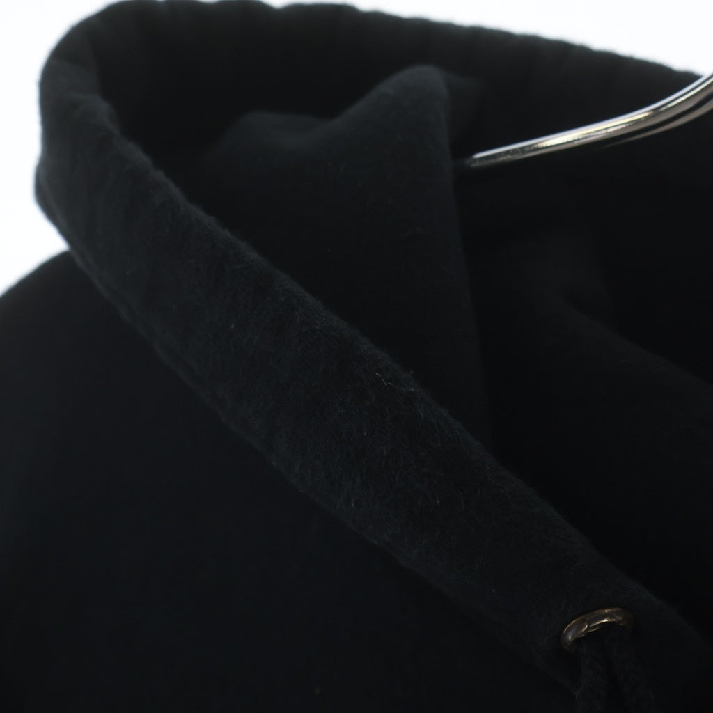 CHROME HEARTS(クロムハーツ) SWTSHRT PLVR 袖フローラル バックホースシュープリント スウェット プルオーバーパーカー ブラック