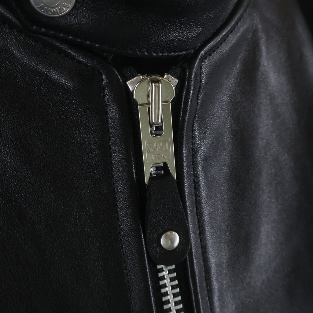 SCHOTT(ショット) 70S SINGLE RIDERS JACKET シングルライダースジャケット 782-3950078 ブラック
