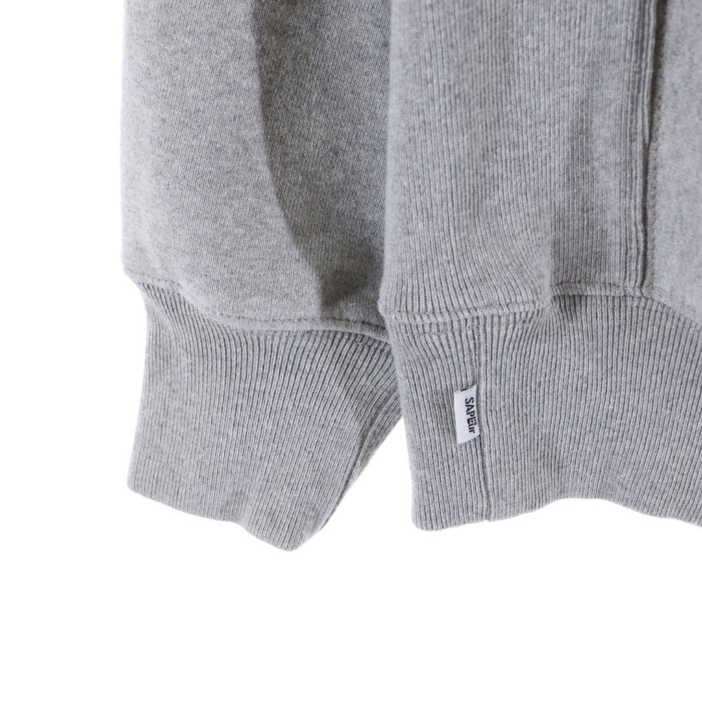 SAPEur(サプール) 70s POP HEAD CREW NECK ポップヘッド デニスロッドマン クルーネックスウェットトレーナー グレー