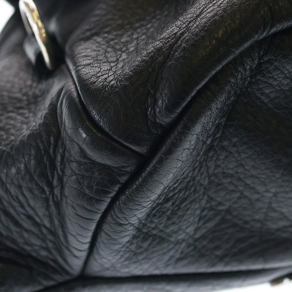 CHROME HEARTS(クロムハーツ) #1 SNAT PACK スナットパック ダガージップ ガンスリンガーベルト レザーウエストバッグ ブラック