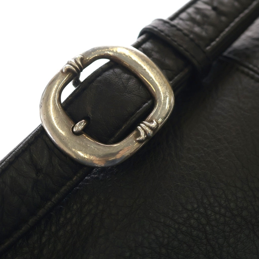 CHROME HEARTS(クロムハーツ) #1 SNAT PACK スナットパック ダガージップ ガンスリンガーベルト レザーウエストバッグ ブラック