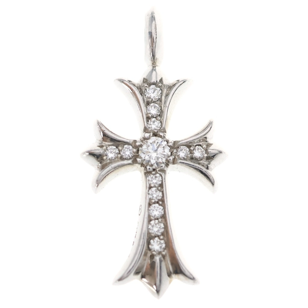 CHROME HEARTS(クロムハーツ) 18KWG TNY CRSF P/DIA タイニーファットクロス PAVEダイヤ ペンダントトップ ホワイトゴールド BCA008