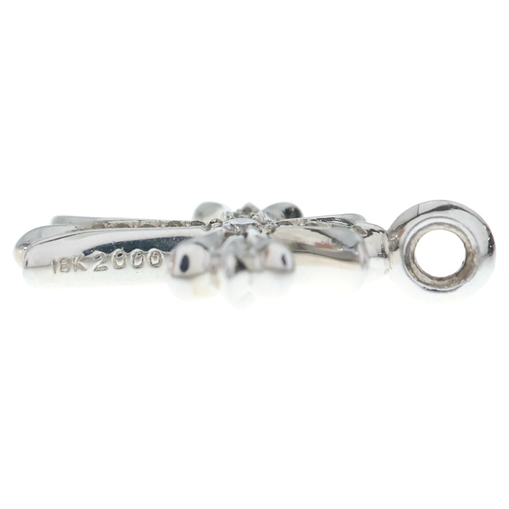 CHROME HEARTS(クロムハーツ) 18KWG TNY CRSF P/DIA タイニーファットクロス PAVEダイヤ ペンダントトップ ホワイトゴールド BCA008