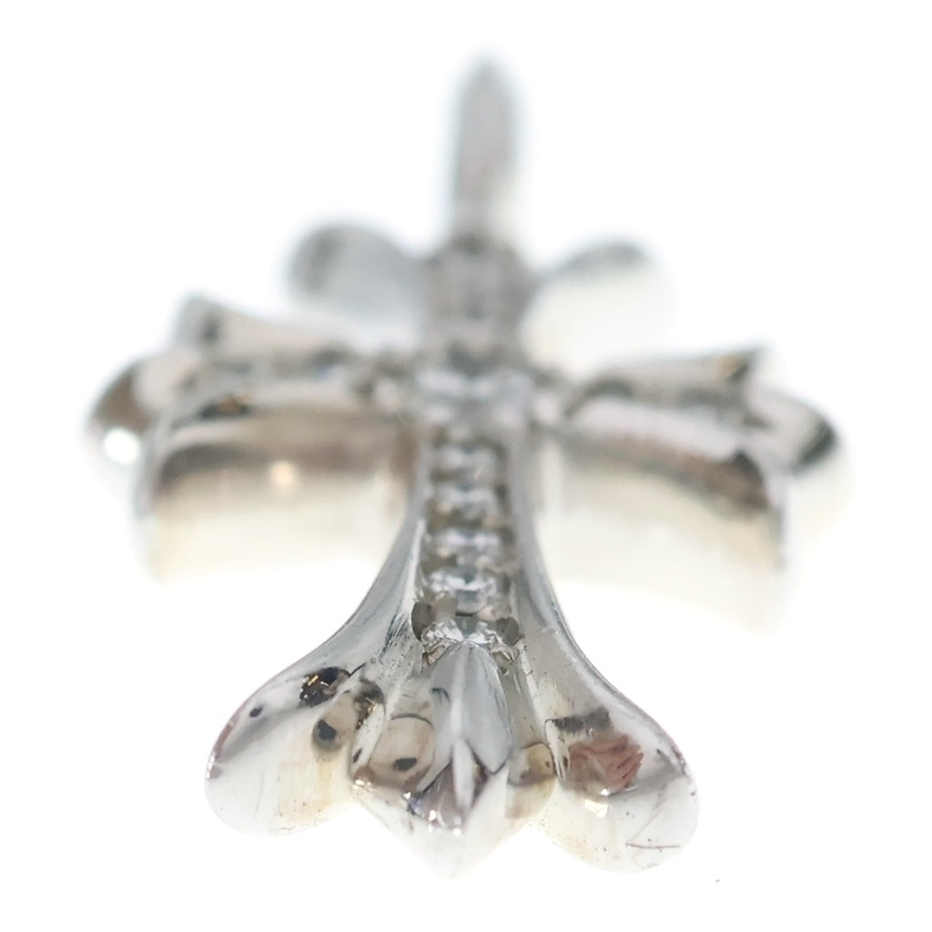CHROME HEARTS(クロムハーツ) 18KWG TNY CRSF P/DIA タイニーファットクロス PAVEダイヤ ペンダントトップ ホワイトゴールド BCA008