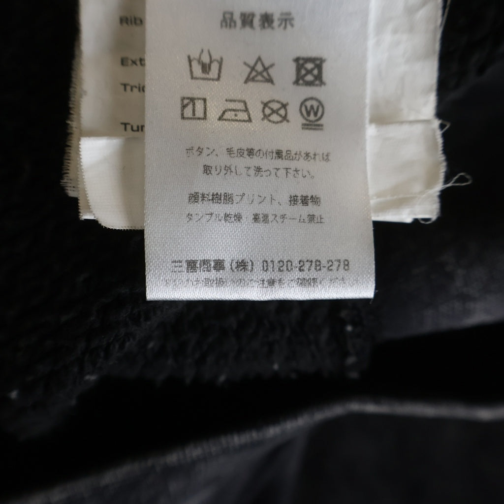 ALEXANDER WANG(アレキサンダーワン) 20AW DTC HIGH NECK PULLOVER ウォッシュ加工 ハイネックスウェット トレーナー ウォッシュブラック UCC3221538