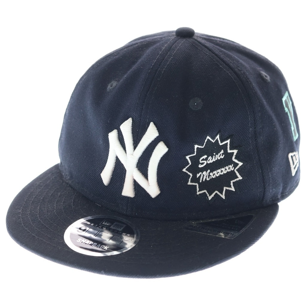 NEW ERA(ニューエラ) 25SS ×ニューエラ スナップバック ニューヨーク ヤンキース ベースボールキャップ 帽子 ブラック SM-HR8-0000-C50