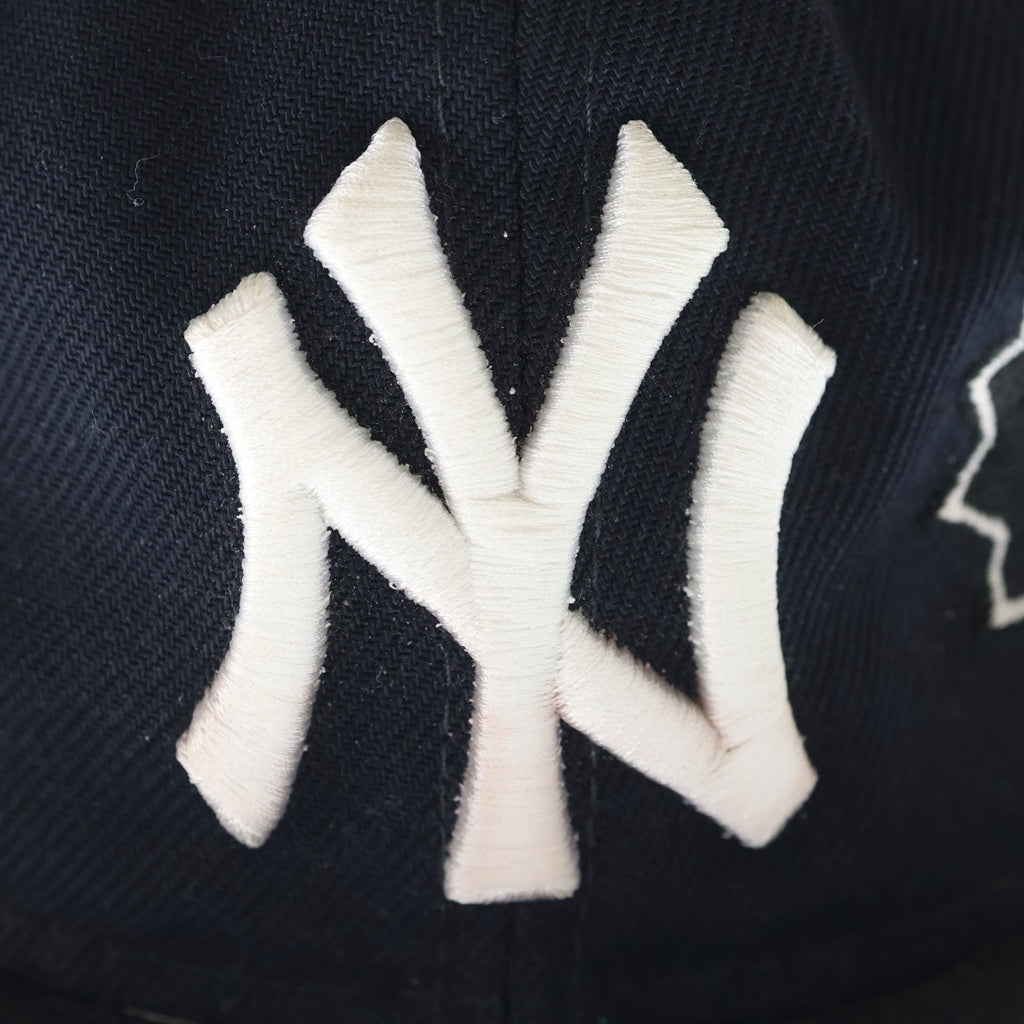 NEW ERA(ニューエラ) 25SS ×ニューエラ スナップバック ニューヨーク ヤンキース ベースボールキャップ 帽子 ブラック SM-HR8-0000-C50