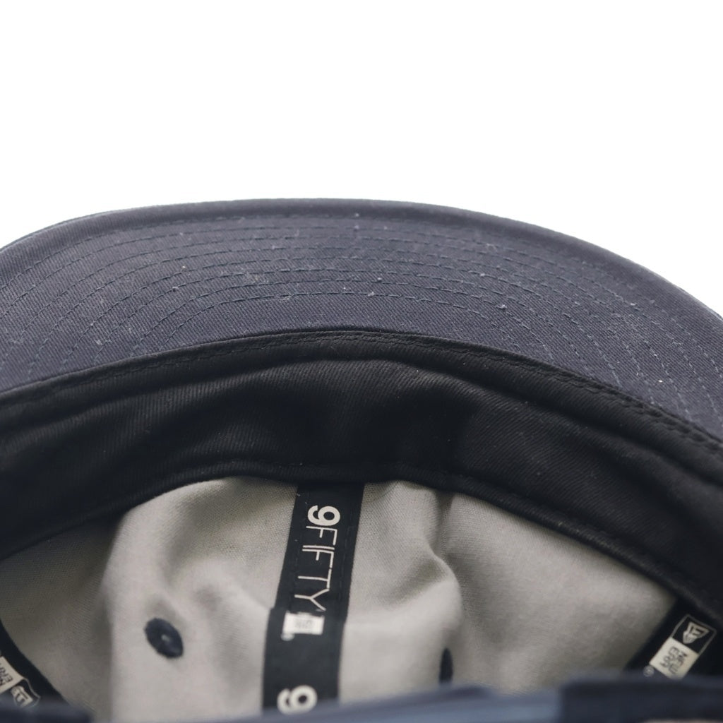 NEW ERA(ニューエラ) 25SS ×ニューエラ スナップバック ニューヨーク ヤンキース ベースボールキャップ 帽子 ブラック SM-HR8-0000-C50
