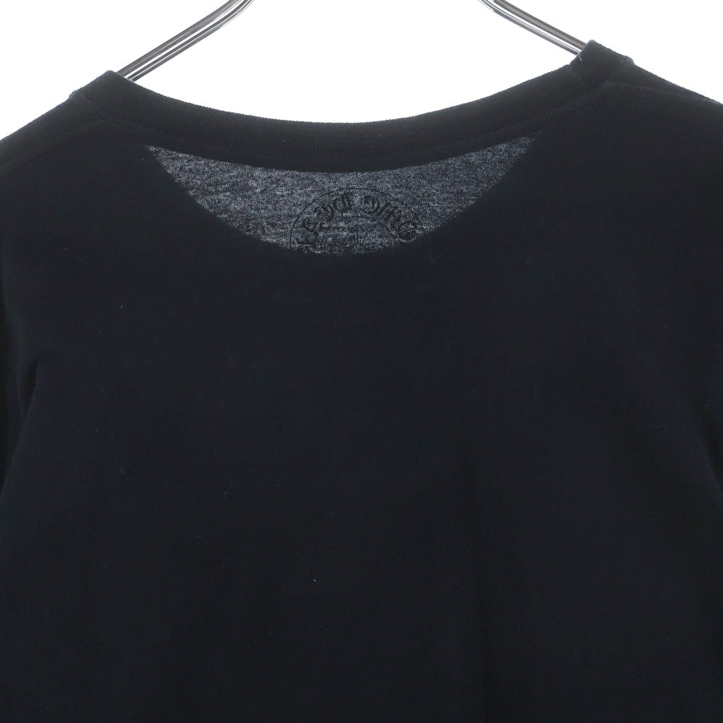 CHROME HEARTS(クロムハーツ) アームロゴ CHプラスプリント 長袖Tシャツ カットソー ブラック