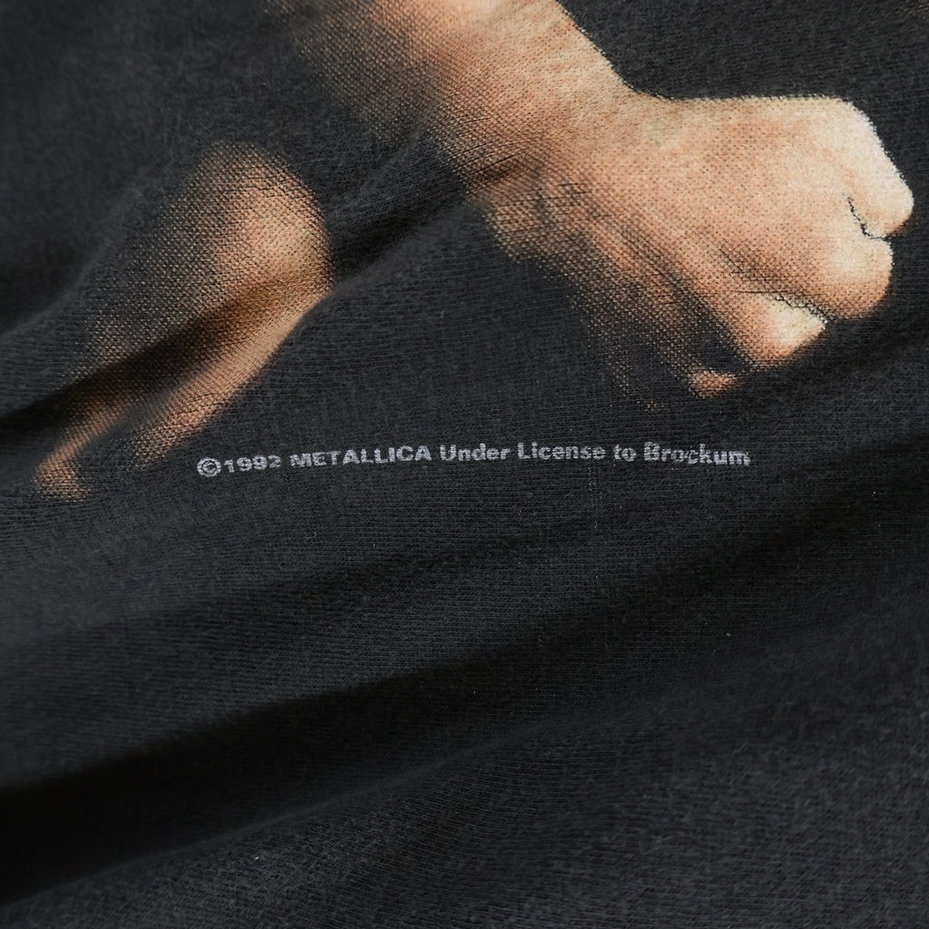 VINTAGE(ヴィンテージ) 90S METALLICA BIRTH SCHOOL メタリカ 両面プリント 半袖Tシャツカットソー ブラック
