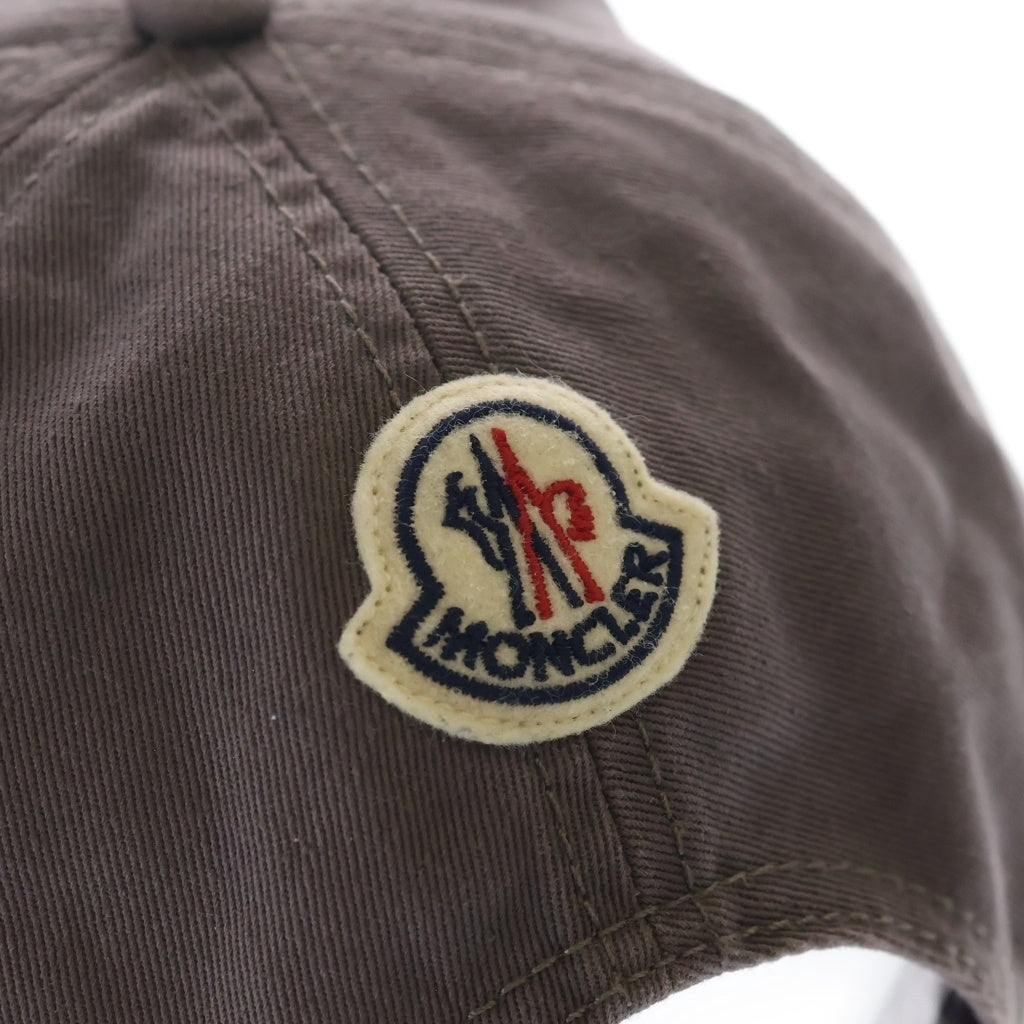MONCLER(モンクレール) Mロゴ ベースボールキャップ グレー J20913B0001 04863