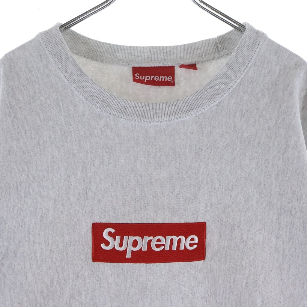 SUPREME(シュプリーム) 18AW Box Logo Logo Crewneck Sweatshirt ボックスロゴスウェットシャツ グレー