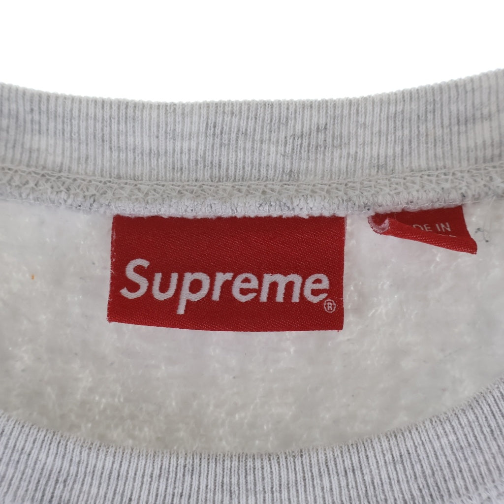 SUPREME(シュプリーム) 18AW Box Logo Logo Crewneck Sweatshirt ボックスロゴスウェットシャツ グレー