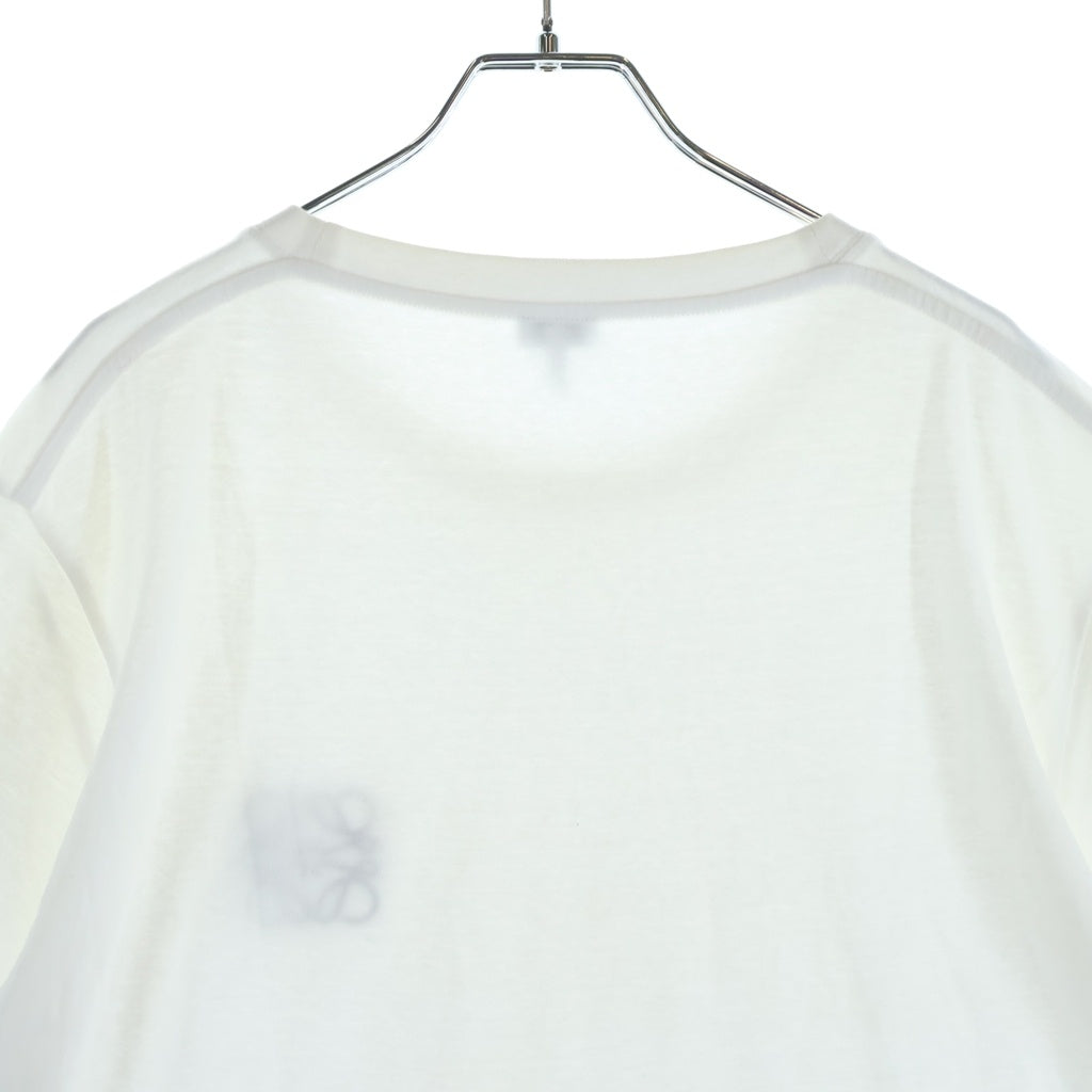 LOEWE(ロエベ) Anagram T-Shirt アナグラムロゴ刺繍 半袖Tシャツ ホワイト H526Y22X75