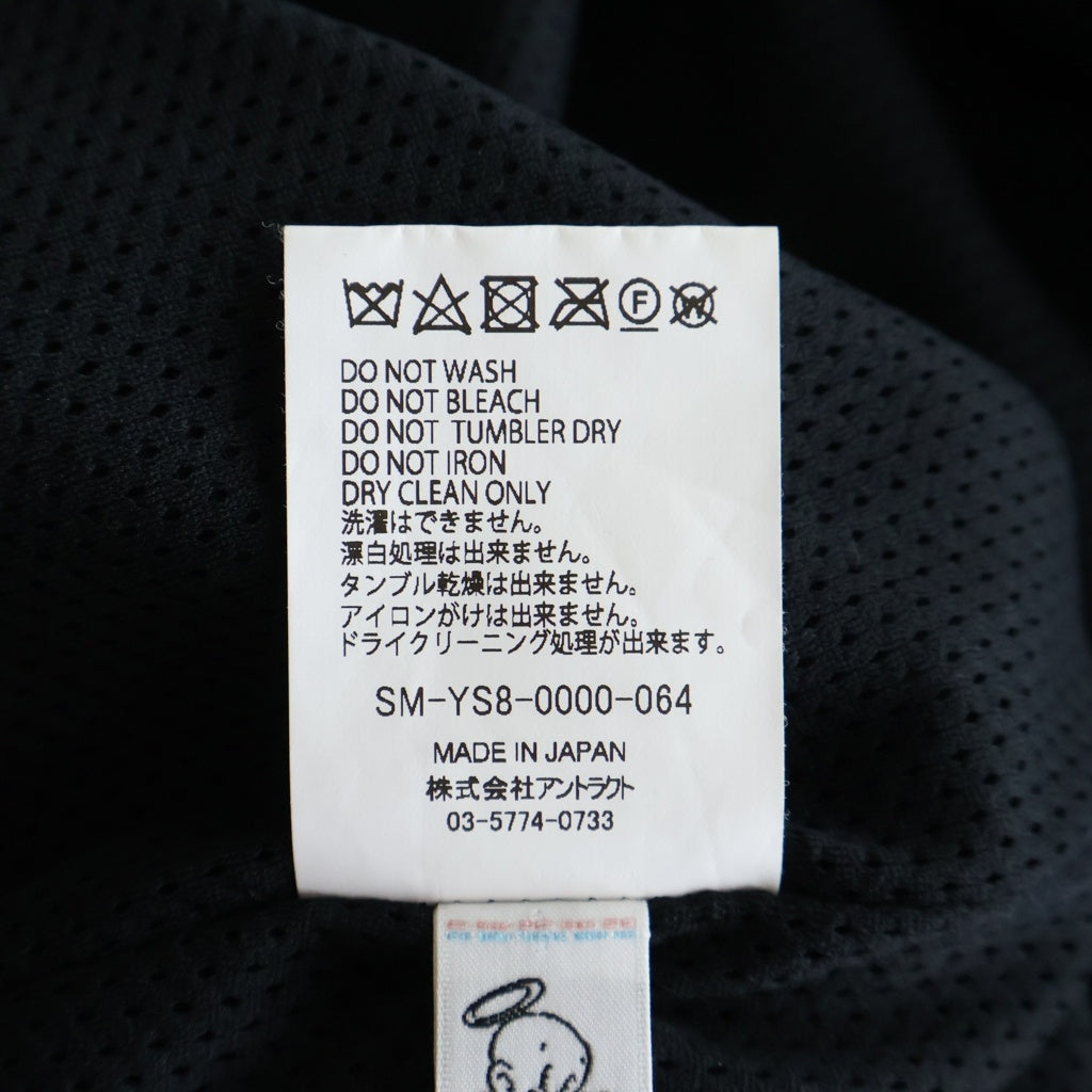 SAINT MICHAEL(セントマイケル) 24SS TRACK SIDE TAPE JACKET SM-YS8-0000-064 サイドテープ トラックジャケット ナイロンジャケット ブラック