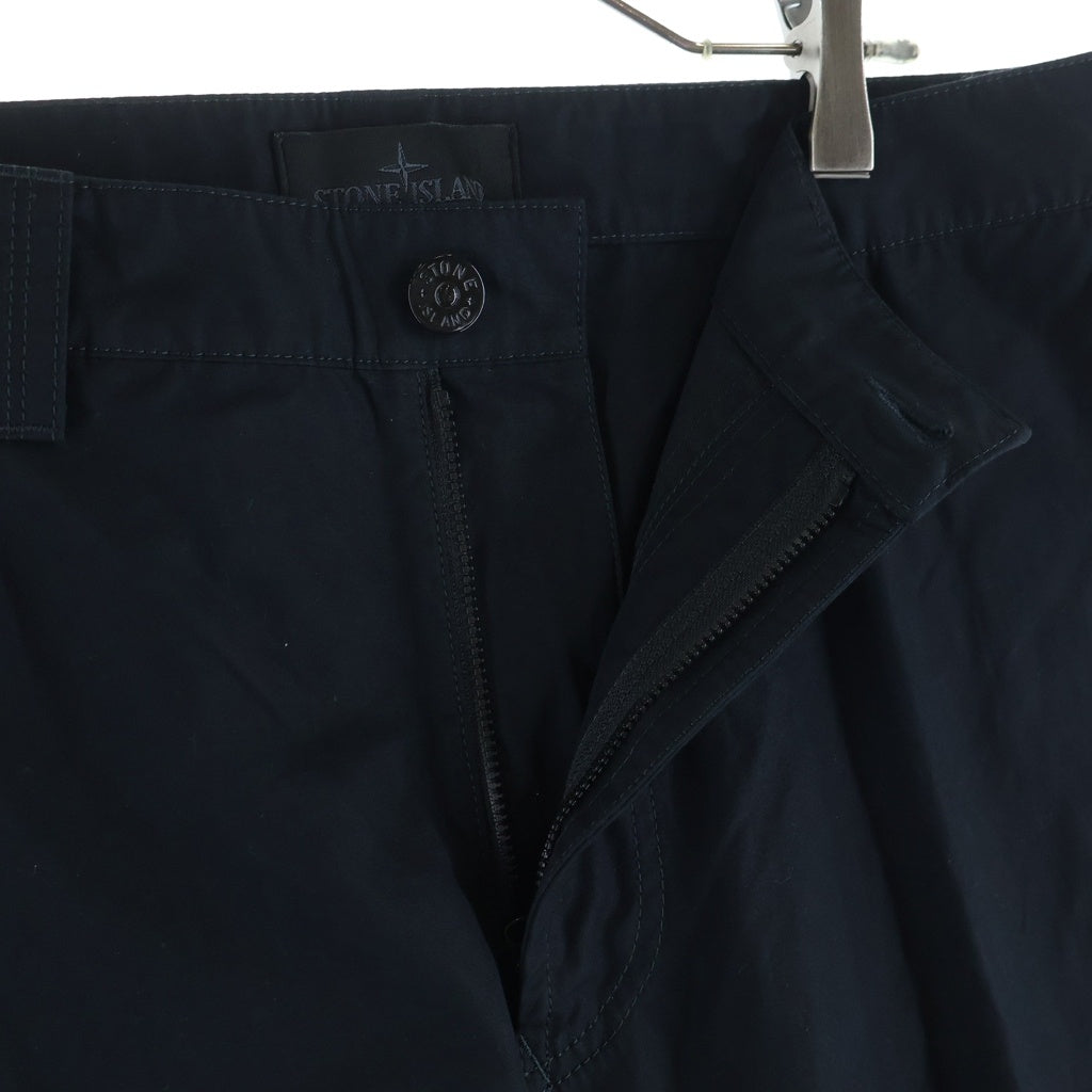 STONE ISLAND(ストーンアイランド) GHOST PIECE WEATHERPROOF COTTON CANVAS CARGO ゴーストピース コットンキャンバスカーゴパンツ ブラック 8115311F1