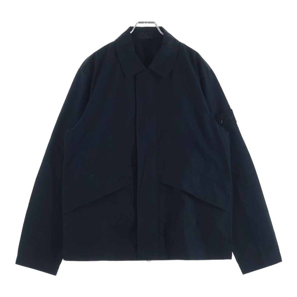 STONE ISLAND(ストーンアイランド) GHOST PIECE OVERSIZED SHIRT ゴーストピース オーバーサイズシャツ ブラック 8115107F