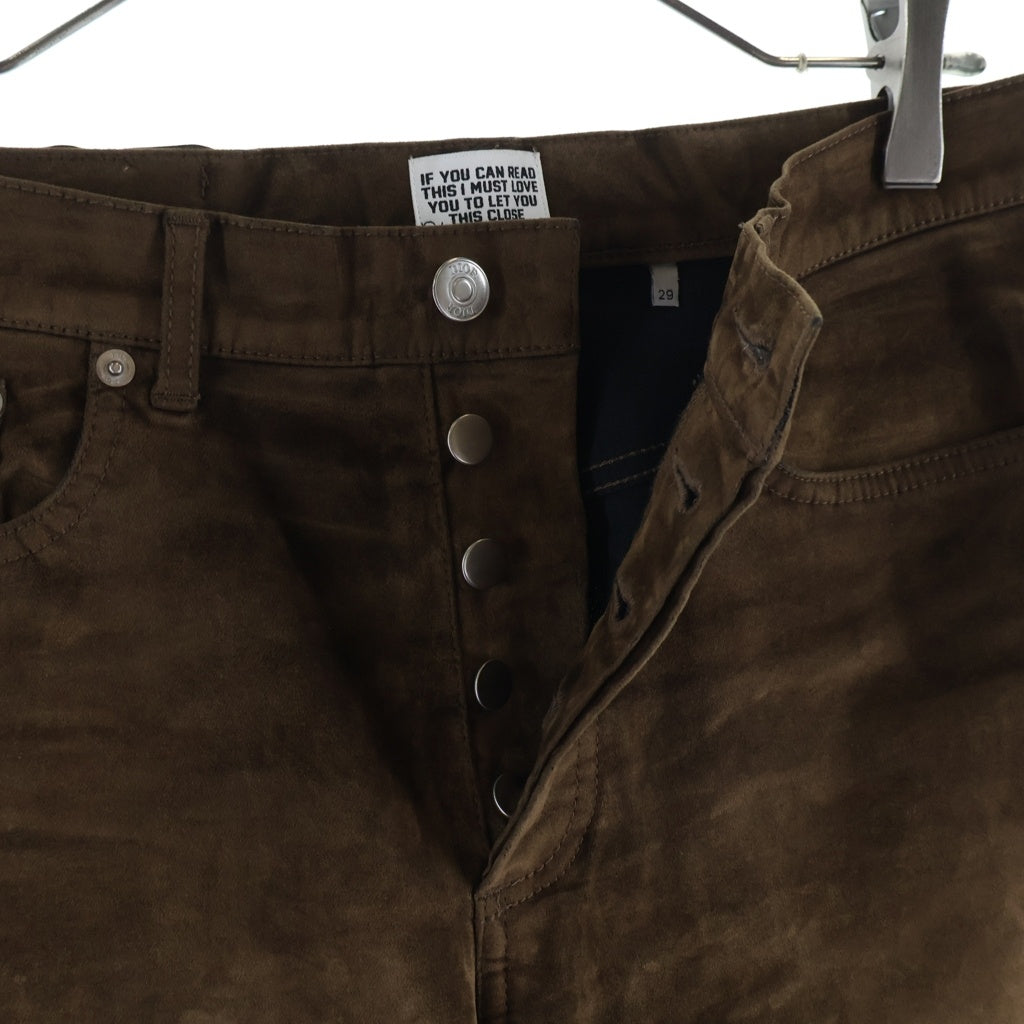 DIOR(ディオール) 22AW ×CACTUS JACK Slimfit Jeans カクタスジャック スリムフィットパンツ ブラウン 193D011EY509