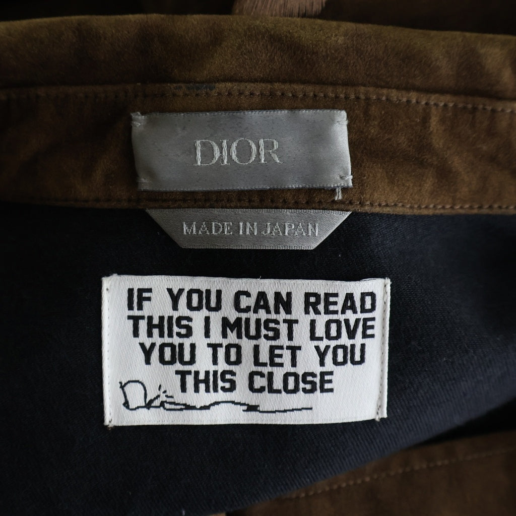 DIOR(ディオール) 22AW ×CACTUS JACK Oversized Shirt カクタスジャック オーバーサイズシャツ ブラウン 283D493BY509