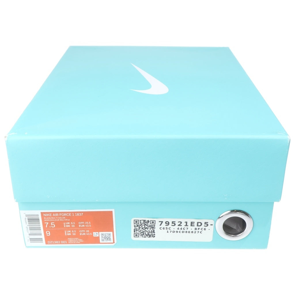 NIKE(ナイキ) ×TIFFANY&CO AIR FORCE 1 LOW 1837 BLACK DZ1382-001 ティファニー エアフォース1 ローカットスニーカー シューズ ブルー/ブラック US7.5/25.5cm