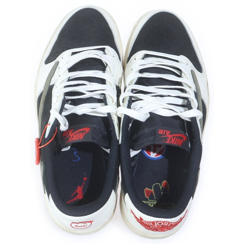 NIKE(ナイキ) ×TRAVIS SCOTT WMNS AIR JORDAN 1 LOW OG トラヴィススコット ウィメンズ エアジョーダン1 ローカットスニーカー マルチ US8.5/25.5cm DZ4137-106 レディース