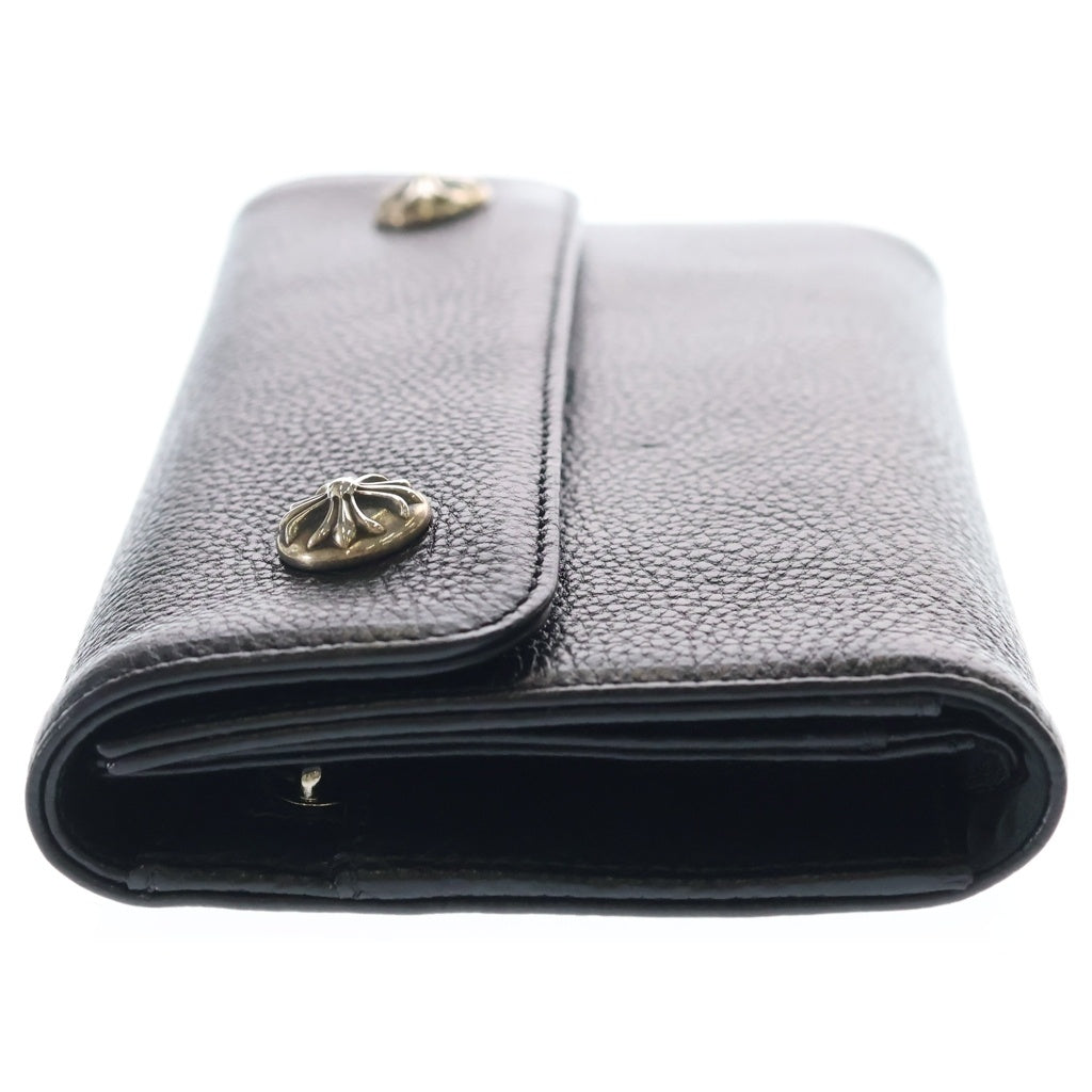 CHROME HEARTS(クロムハーツ) WAVE ウェーブ レザーウォレット 財布 ブラック BCA375