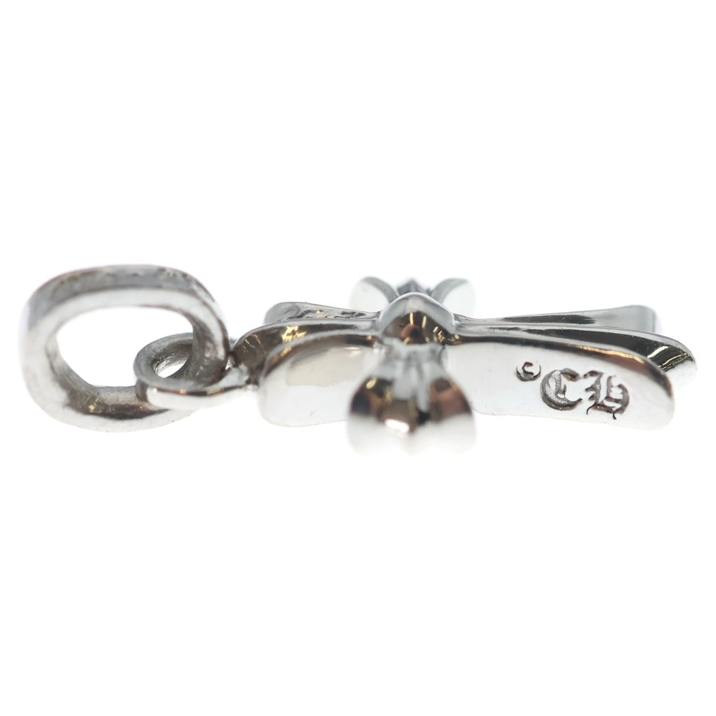 CHROME HEARTS(クロムハーツ) 18KWG CRS BBYFAT P SAP P ベイビーファットクロス パヴェピンクサファイヤ ペンダントトップ ホワイトゴールド