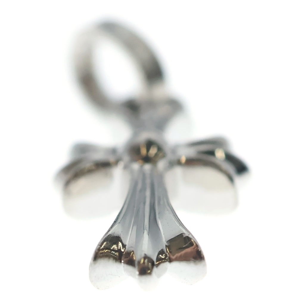 CHROME HEARTS(クロムハーツ) 18KWG CRS BBYFAT P SAP P ベイビーファットクロス パヴェピンクサファイヤ ペンダントトップ ホワイトゴールド