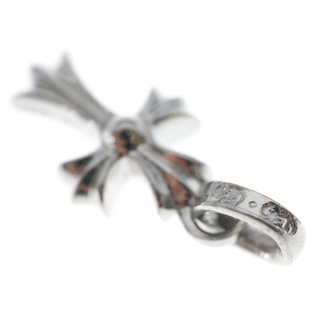 CHROME HEARTS(クロムハーツ) 18KWG CRS BBYFAT P SAP P ベイビーファットクロス パヴェピンクサファイヤ ペンダントトップ ホワイトゴールド