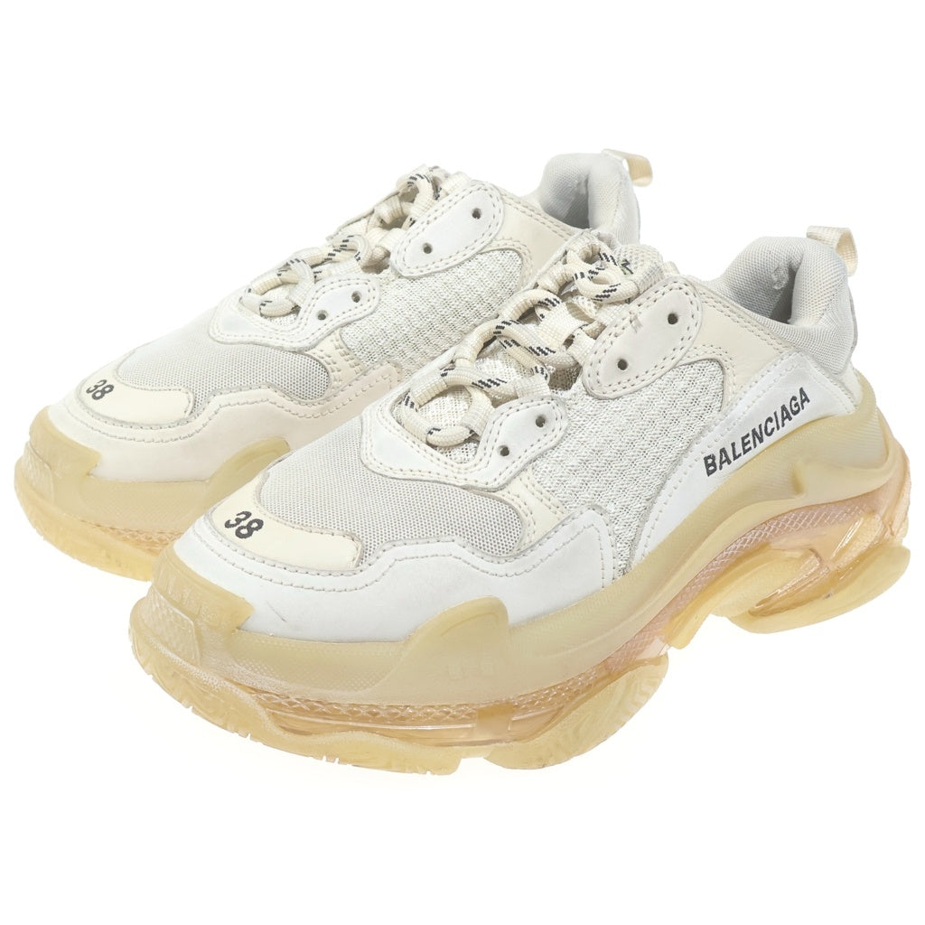BALENCIAGA(バレンシアガ) TRIPLE S トリプルS クリアソール メッシュ ローカットスニーカー ホワイト 544351