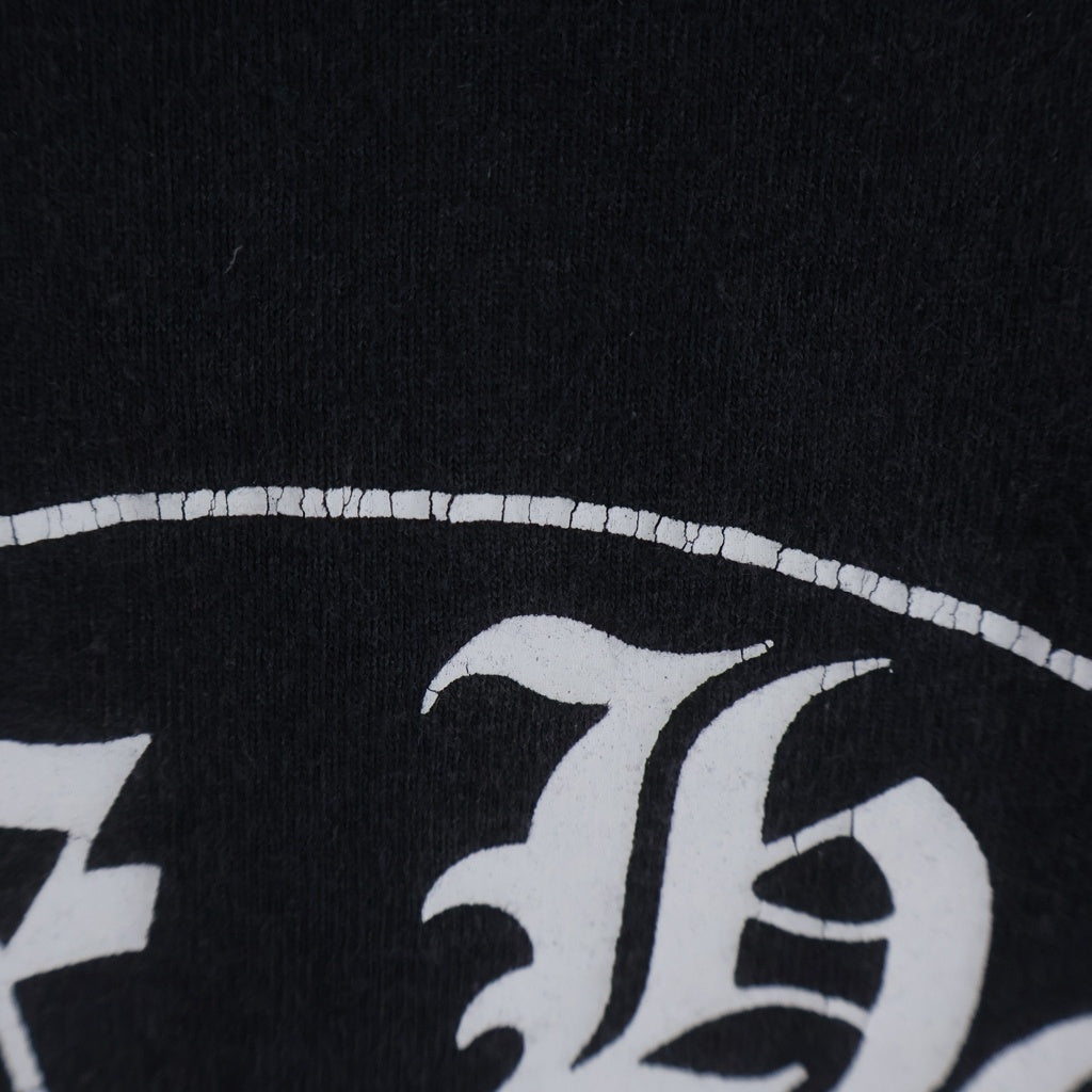 CHROME HEARTS(クロムハーツ) OLD オールド袖フローラル ホースシュープリント 長袖Tシャツカットソー ブラック