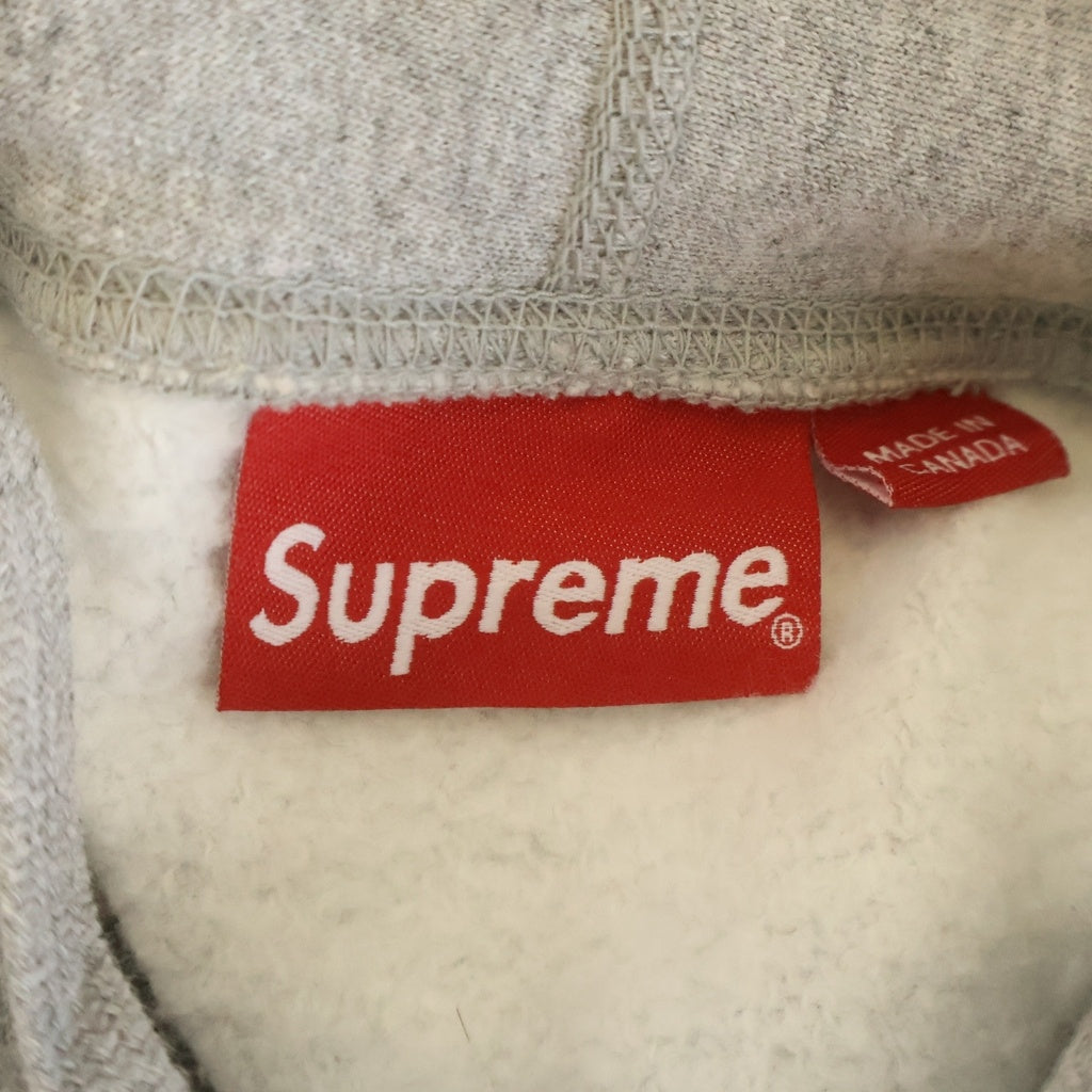 SUPREME(シュプリーム) 21SS ×KAWS Chalk Logo Hooded Sweatshirt カウズ チョーク ロゴ プルオーバースウェットパーカー フーディー グレー