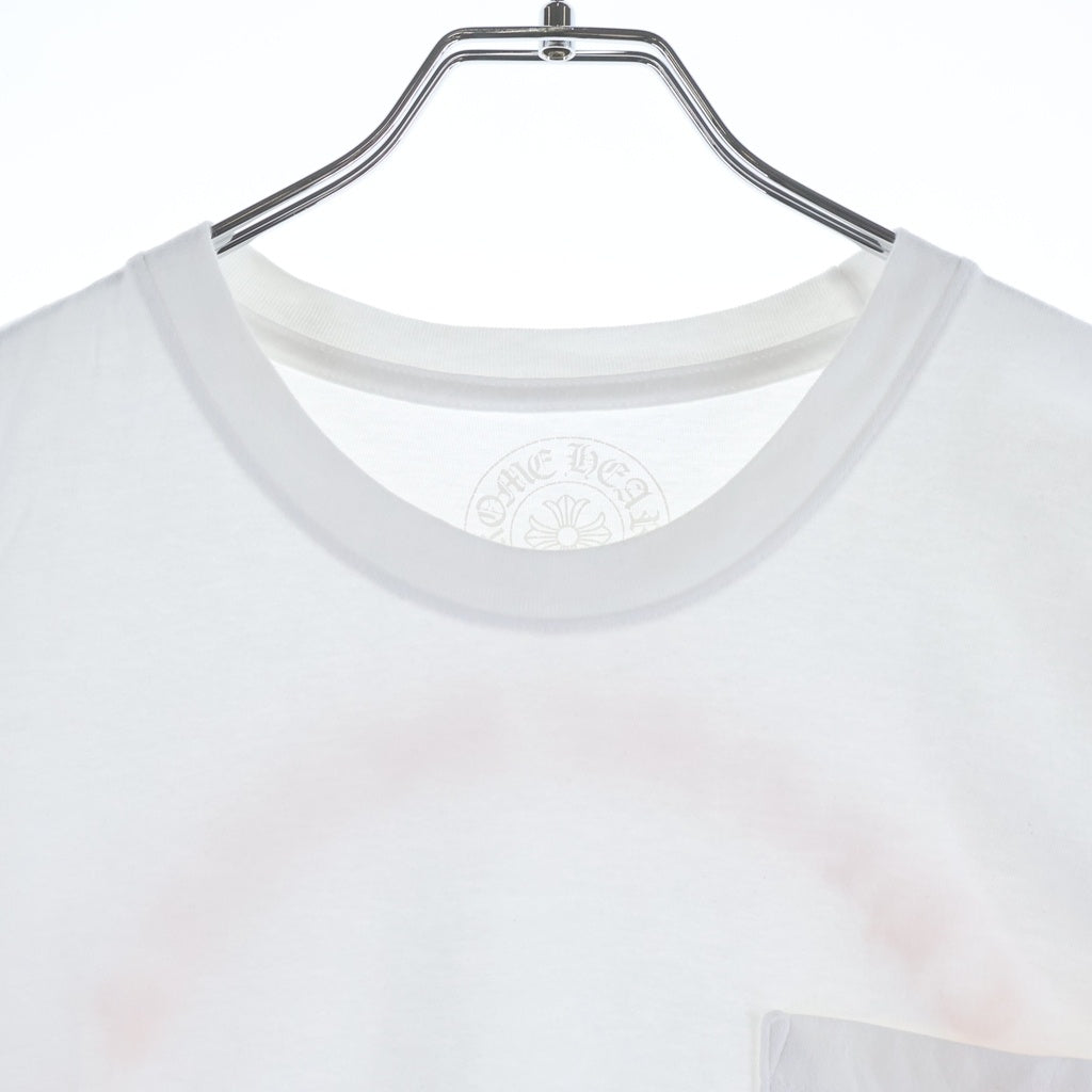 CHROME HEARTS(クロムハーツ) BACK GRAD CIRCLE LOGO TEE バック グラデーション サークルロゴ クルーネック半袖Tシャツ カットソー ホワイト