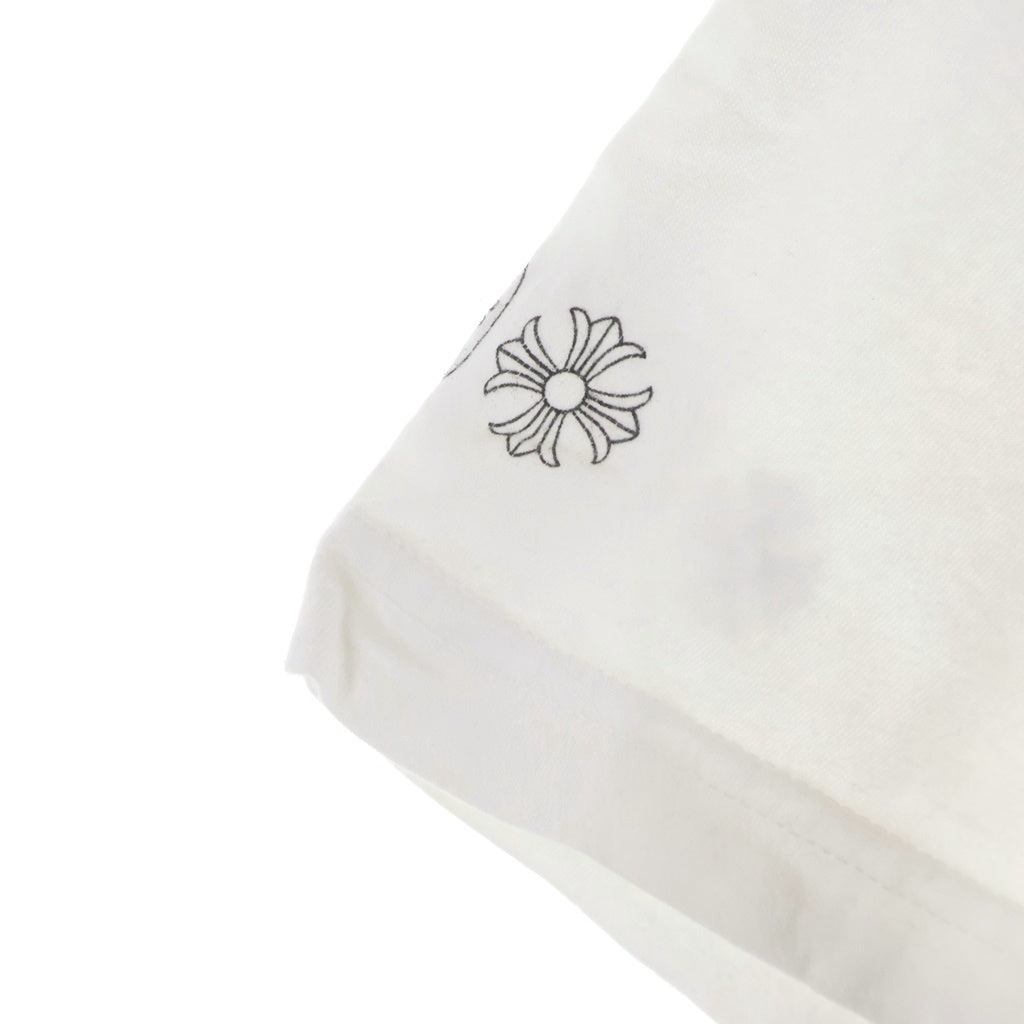 CHROME HEARTS(クロムハーツ) BACK GRAD CIRCLE LOGO TEE バック グラデーション サークルロゴ クルーネック半袖Tシャツ カットソー ホワイト