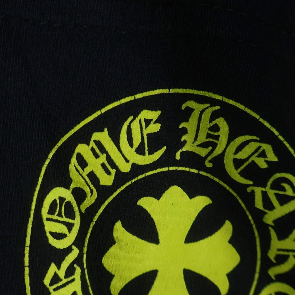 CHROME HEARTS(クロムハーツ) Made In Hollywood Vertical Logo Tee メイドインハリウッド ヴァーティカルロゴ アームフローラルプリント 長袖Tシャツカットソー ブラック