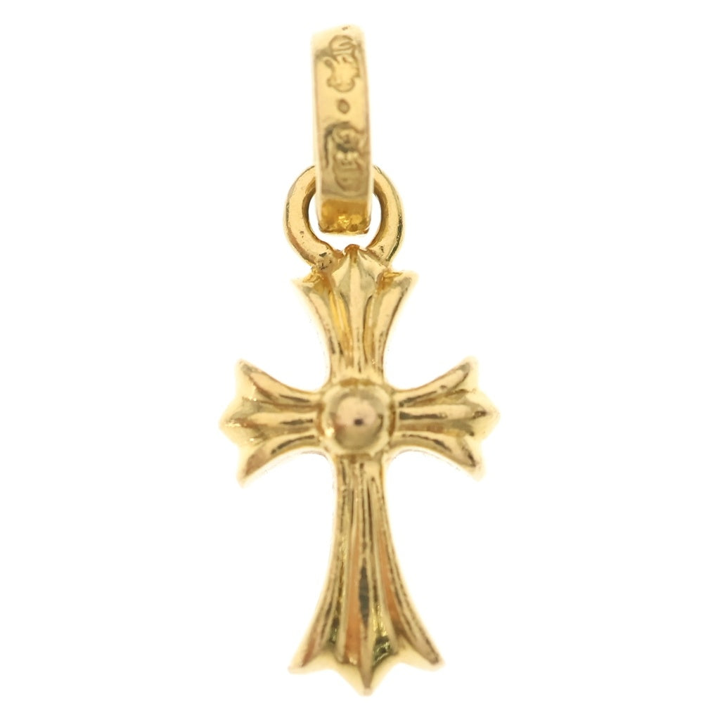 CHROME HEARTS(クロムハーツ) 22K CRS BBYFAT P/DIA ベイビーファットクロス PAVEダイヤ ペンダントトップ ゴールド