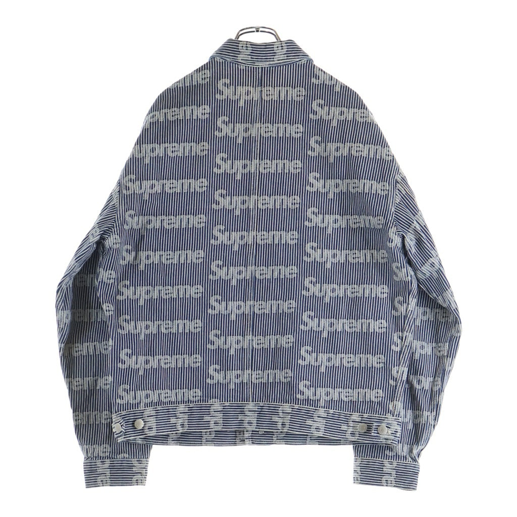 SUPREME(シュプリーム) 24SS Denim Chore Trucker Jacket ストライプデニムチョアトラッカージャケット